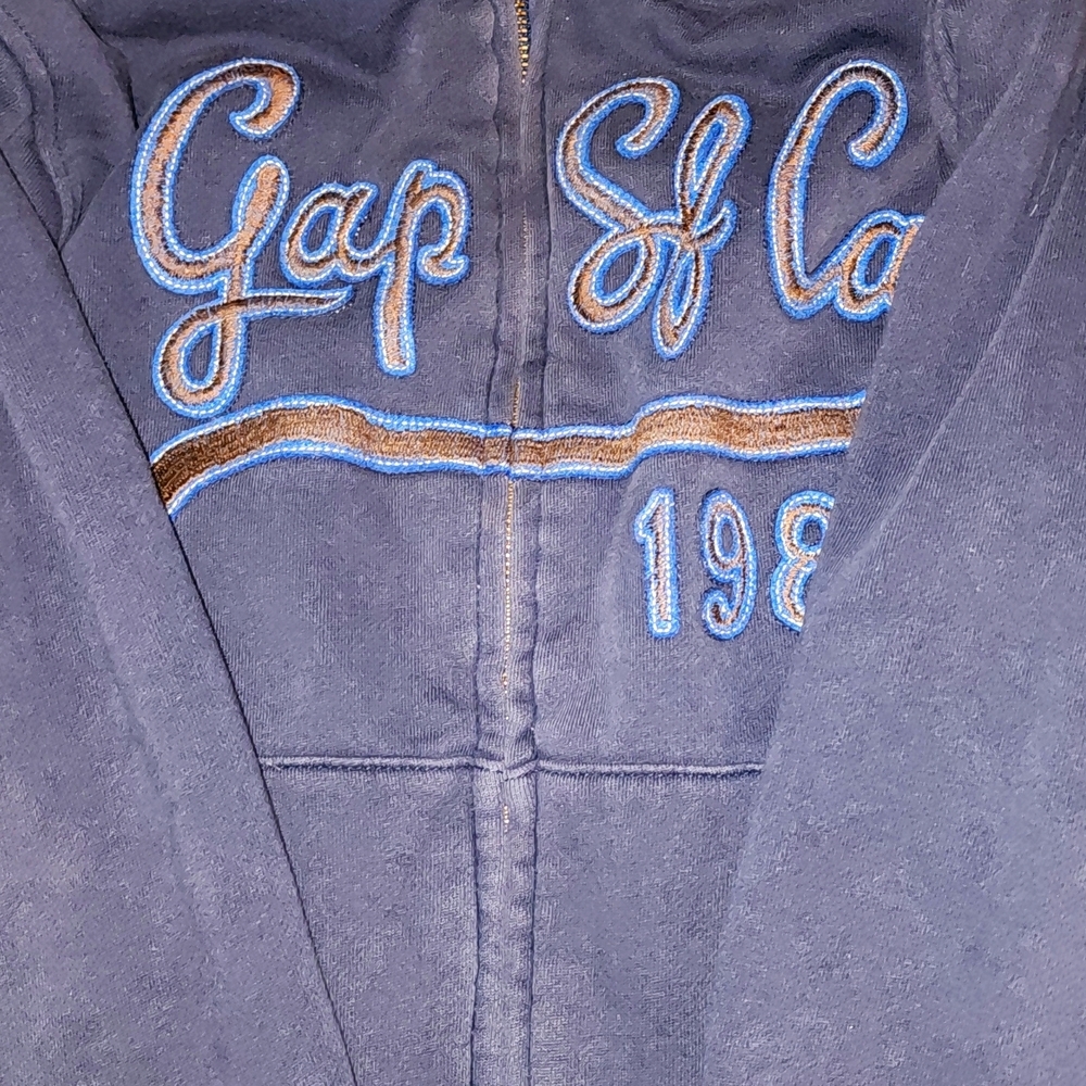 Sherpa Lined Gap Kids Cozy Full Zip Hoodie Size M (8) - Picture 7 of 9